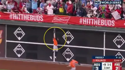 Chas McCormick jumps