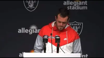 Derek Carr crying