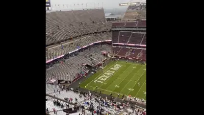 A look at the stands for Texas aM