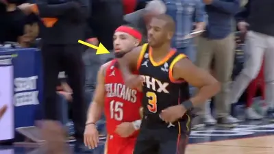 Chris Paul throws a cheap shot at Jose Alvarado