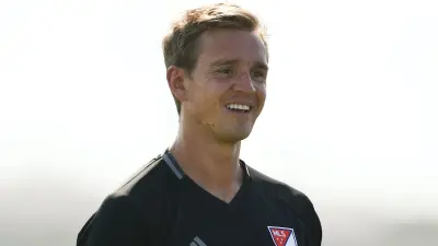 Stu Holden on the pitch