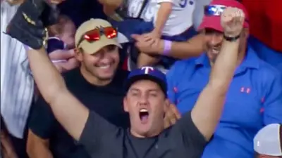 Cory Youmans raises his arms