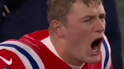 Mac Jones yelling
