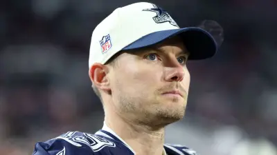 Brett Maher on the sideline