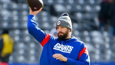 Davis Webb throwing a ball