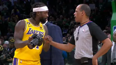 Patrick Beverley holds a camera