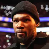 Kevin Durant on the sideline