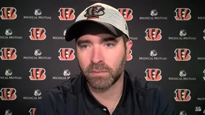 Brian Callahan talks to the media