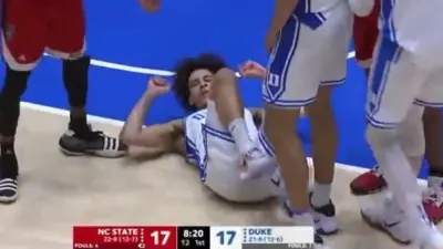Tyrese Proctor on the ground