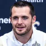 Derek Carr at a press conference