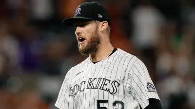 Daniel Bard in his Rockies uniform