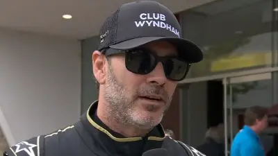 Jimmie Johnson before a race