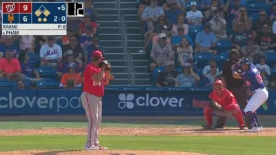 A Mets-Nationals spring training game