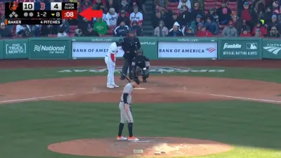 Rafael Devers pitch clock violation