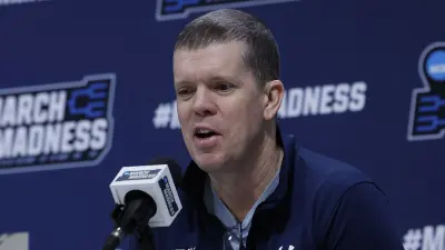 Tobin Anderson at a press conference