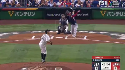 Trea Turner after a home run