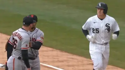 Anthony DeSclafani yelling at Andrew Vaughn