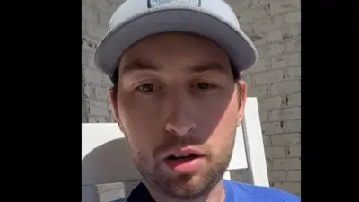 Chase Briscoe with a hat on