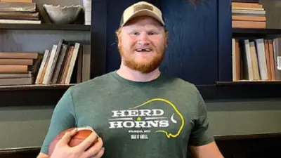 Cody Mauch smiling