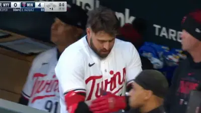 Joey Gallo in the dugout