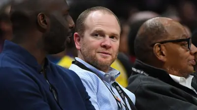 Clippers president Lawrence Frank at a basketball game