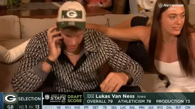Lukas Van Ness and his girlfriend Frankie Kmet