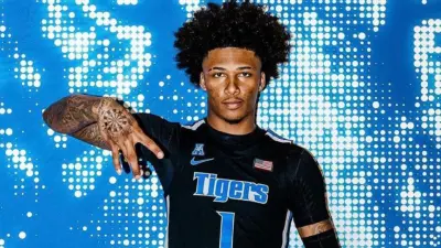 Mikey Williams in a Memphis jersey