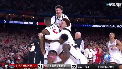 San Diego State players celebrate