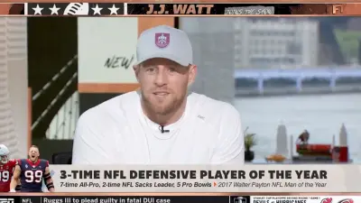 JJ Watt during an ESPN appearance
