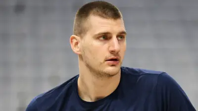 Nikola Jokic in warmups