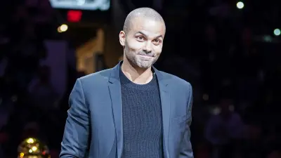 Tony Parker in a suit