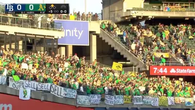 Fans in Oakland organized a reverse boycott