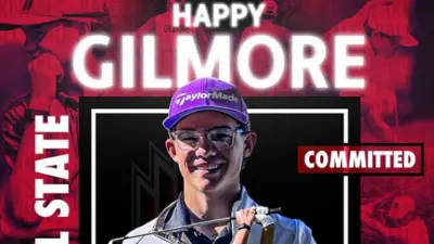 Happy Gilmore smiles