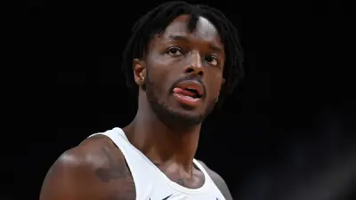 Jerami Grant in warmups