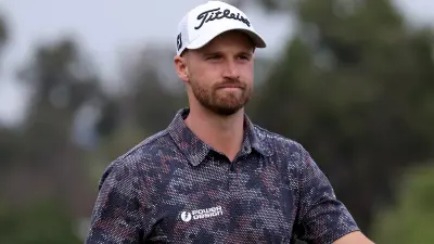 Wyndham Clark on the course