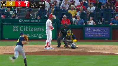 Bryce Harper in the batters box