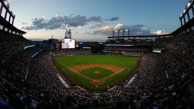 Coors Field during a game