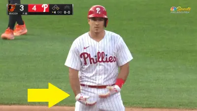 JT Realmuto celebrates