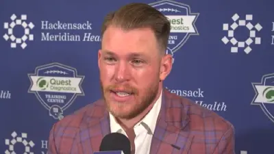 Kyle Rudolph at a press conference