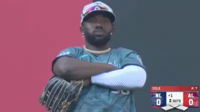 Randy Arozarena does his pose