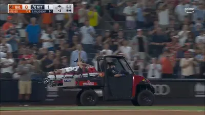 Yankees injured cameraman