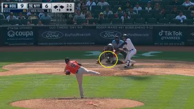A Hector Neris pitch crosses the plate