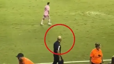 A Lionel Messi bodyguard