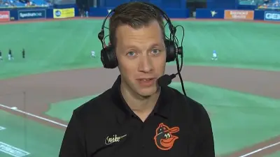Orioles announcer Kevin Brown