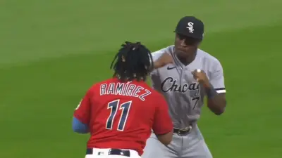 Tim Anderson and Jose Ramirez fighting