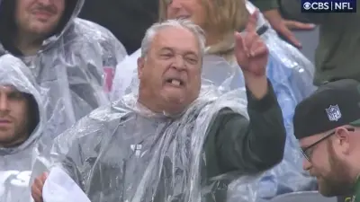 A Jets fan nearly loses his teeth
