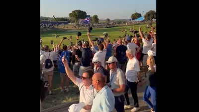 Europe fans take off their hats