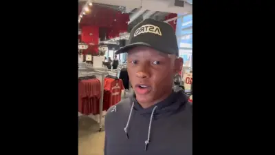 Josh Dobbs in the team store