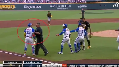Ronald Acuna Jr separated from Johan Oviedo