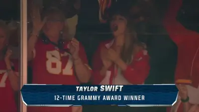 Taylor Swift at a Chiefs game